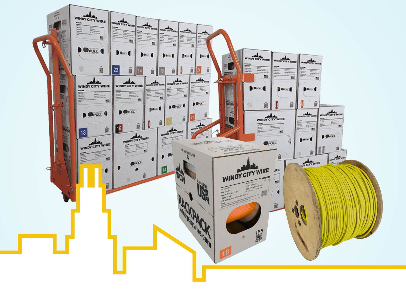 REAK様　windy and rainy Folding wire T-box Windy City Wire's RackPack Field Systems | Windy City Wire